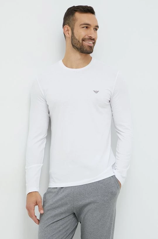 Ανδρικά Πιζάμα Πιτζάμα Emporio Armani Underwear άσπρο 3 Ανδρικά Πιζάμα Πιτζάμα Emporio Armani Underwear άσπρο - Image 3