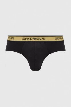 Ανδρικά Μπόξερ και σλιπ Σλιπ Emporio Armani Underwear (2-pack) μαύρο