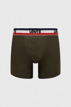 Ανδρικά Μπόξερ και σλιπ Μποξεράκια Levi's (3-pack) , χρώμα: πράσινο -Ρούχα Εκπτώσεις unnamed file 5161