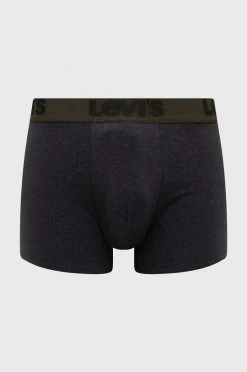 Ανδρικά Μπόξερ και σλιπ Μποξεράκια Levi's (3-pack) , χρώμα: γκρι -Ρούχα Εκπτώσεις unnamed file 5227