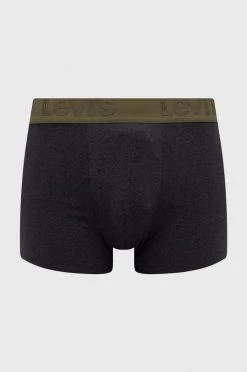 Ανδρικά Μπόξερ και σλιπ Μποξεράκια Levi's (3-pack) , χρώμα: γκρι -Ρούχα Εκπτώσεις unnamed file 5228
