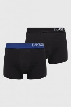 Ανδρικά Μπόξερ και σλιπ Μποξεράκια Emporio Armani Underwear (3-pack) μαύρο