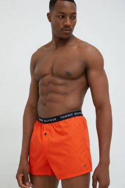 Ανδρικά Μπόξερ και σλιπ Βαμβακερό μποξεράκι Tommy Hilfiger ανοιχτό μπλε