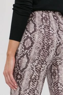 Γυναικεία Υφασμάτινα Παντελόνι Guess χρώμα: καφέ -Ρούχα Εκπτώσεις unnamed file 5312