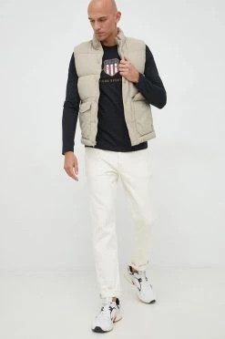 Ανδρικά Μακρυμάνικα Βαμβακερή μπλούζα με μακριά μανίκια Gant μαύρο -Ρούχα Εκπτώσεις unnamed file 677