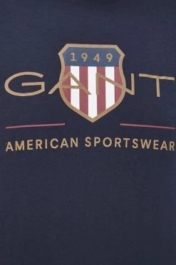 Ανδρικά Μακρυμάνικα Βαμβακερή μπλούζα με μακριά μανίκια Gant ναυτικό μπλε -Ρούχα Εκπτώσεις unnamed file 700