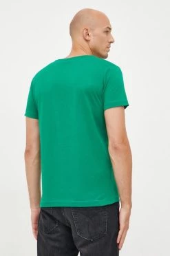 Ανδρικά Μπλουζάκια Βαμβακερό μπλουζάκι Gant πράσινο -Ρούχα Εκπτώσεις unnamed file 748