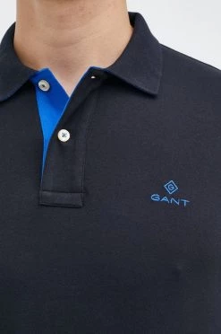 Ανδρικά Πόλο μπλουζάκια Πόλο Gant μαύρο -Ρούχα Εκπτώσεις unnamed file 780