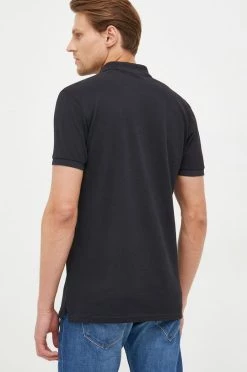 Ανδρικά Πόλο μπλουζάκια Πόλο Gant μαύρο -Ρούχα Εκπτώσεις unnamed file 783