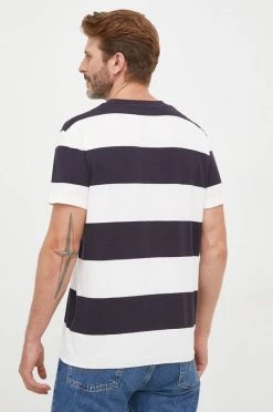 Ανδρικά Μπλουζάκια Βαμβακερό μπλουζάκι Gant ναυτικό μπλε -Ρούχα Εκπτώσεις unnamed file 920