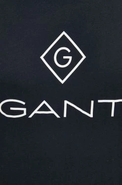 Ανδρικά Μπλουζάκια Βαμβακερό μπλουζάκι Gant μαύρο -Ρούχα Εκπτώσεις unnamed file 927